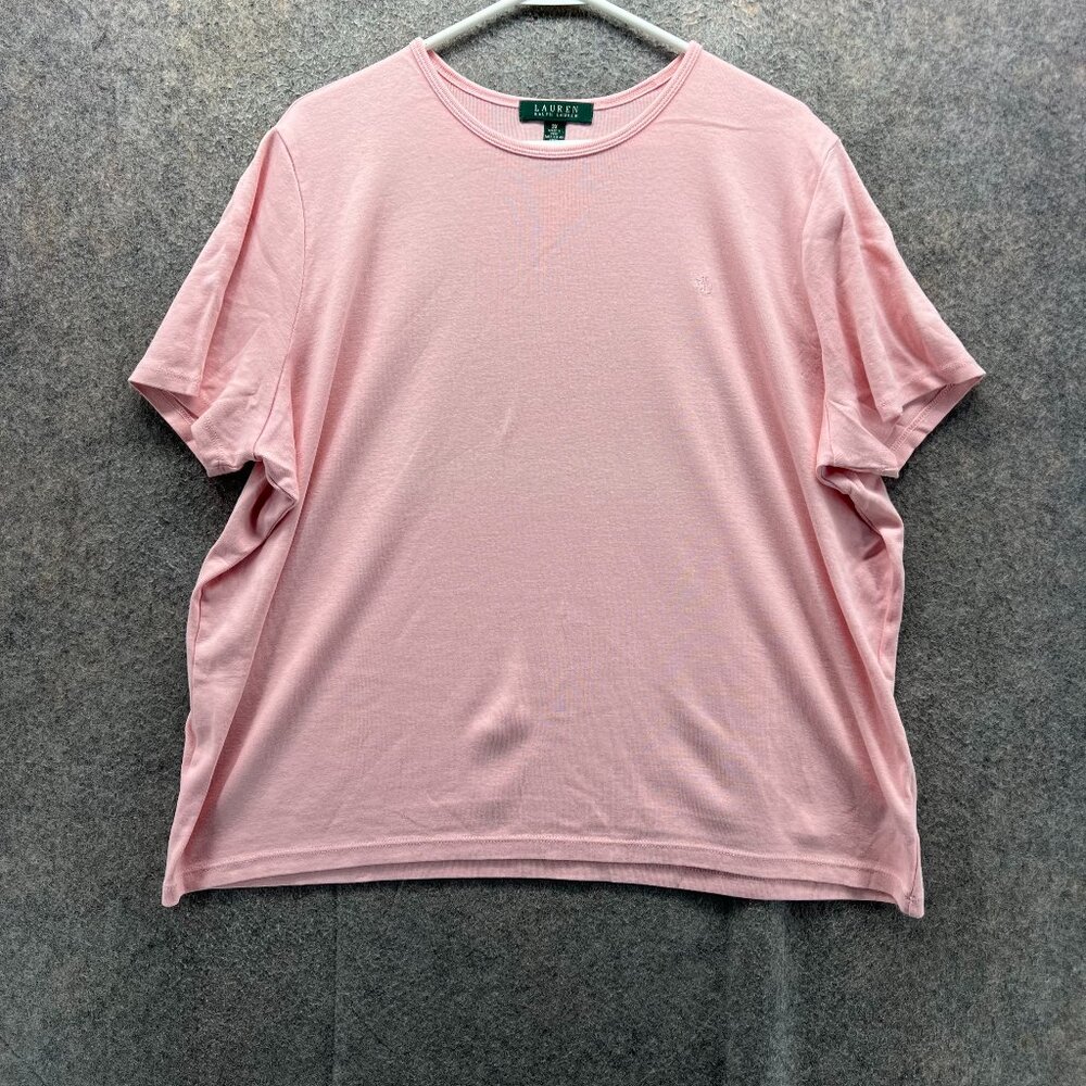 Lauren Ralph Lauren Pink Short Sleeve Tee